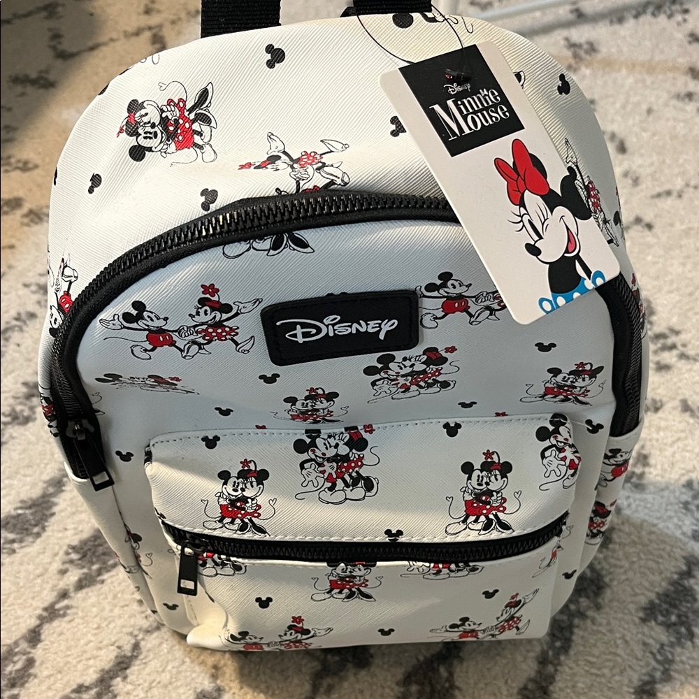 Disney Mickey and Minnie Mouse mini Backpack - Picture 2 of 4